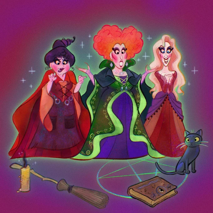 happy hocus pocus day to those who celebrate! which sister is your favorite??? 