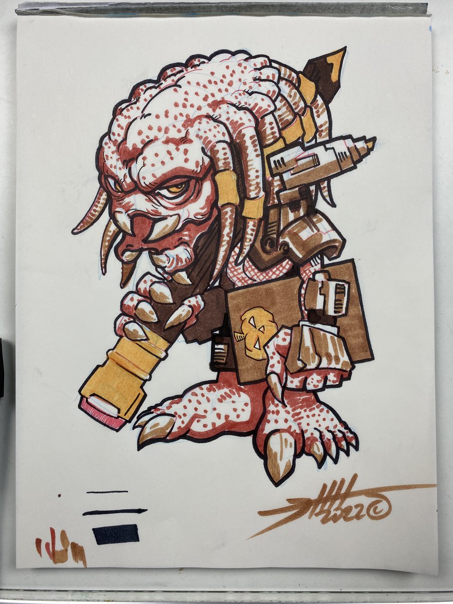 deltatangomike's tweet photo. The Predator likes to Draw.
-DTM
September Color Palette #ADMarkers
September Palette
BURNT UMBER
BRICK RED
REDWOOD
SEPIA
JOIN US IN OCTOBER #SPOOKTOBER IS COMING!!!!
where you at?
Free to Join the Sketching and Drawing Discord!
https://t.co/exNSWu8aw1
#ArtEveryDay https://t.co/KZupu9lF1l