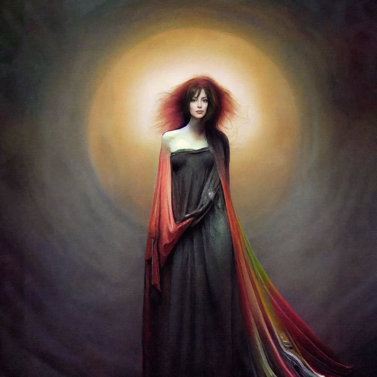 The moon has awoken 
with the sleep of the sun. 
The light has been broken
the spell has begun. ✨

#fineart #conceptart #jasminakimova