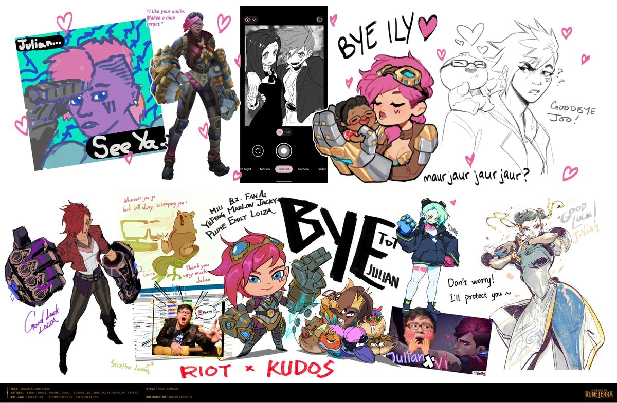 Today marks the end of my journey with the amazing team of @PlayRuneterra. It has been nothing short of an amazing journey and my team sweetened the bittersweet day with a surprise farewell art 🥲 LOVE YALL SM 💕💕💕💕❤️‍🔥❤️‍🔥❤️‍🔥 