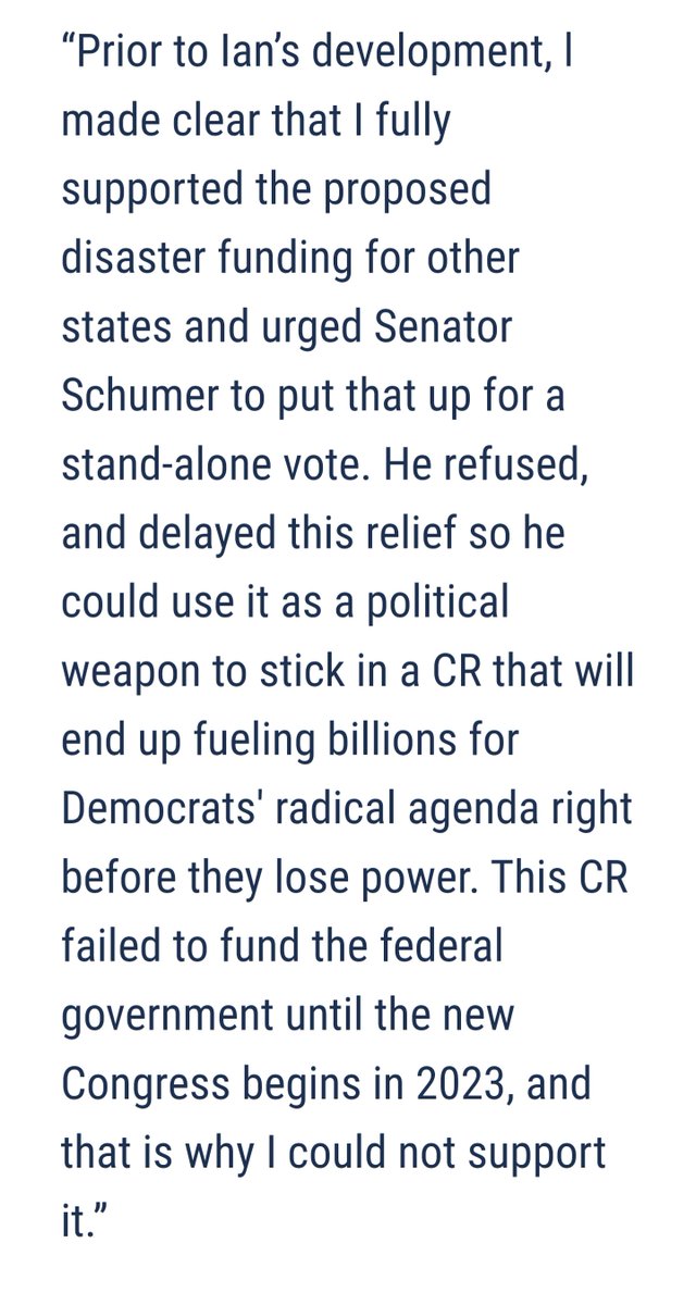 MrCollins20222's tweet photo. I don't believe you Rick. I believe you were continuing to say "no" to the left, to your constituent's possible detriment.
@GOP
#DoBetterGOP
@SenRickScott https://t.co/ZiM14p7rRv