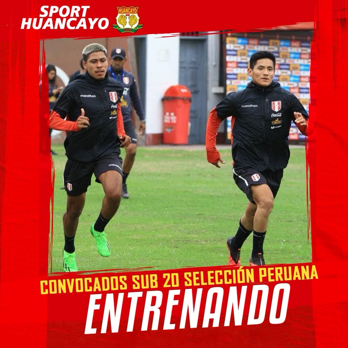 clubshuancayo's tweet photo. Sport Huancayo en la Selección Sub 20 🇵🇪

Desde hoy, nuestros juveniles se encuentran entrenando en el microciclo de la Selección Nacional⚽ 🇵🇪

#VamosSportHuancayo 🦁
#VamosRojoMatador ❤️ https://t.co/X9h68F8n5O