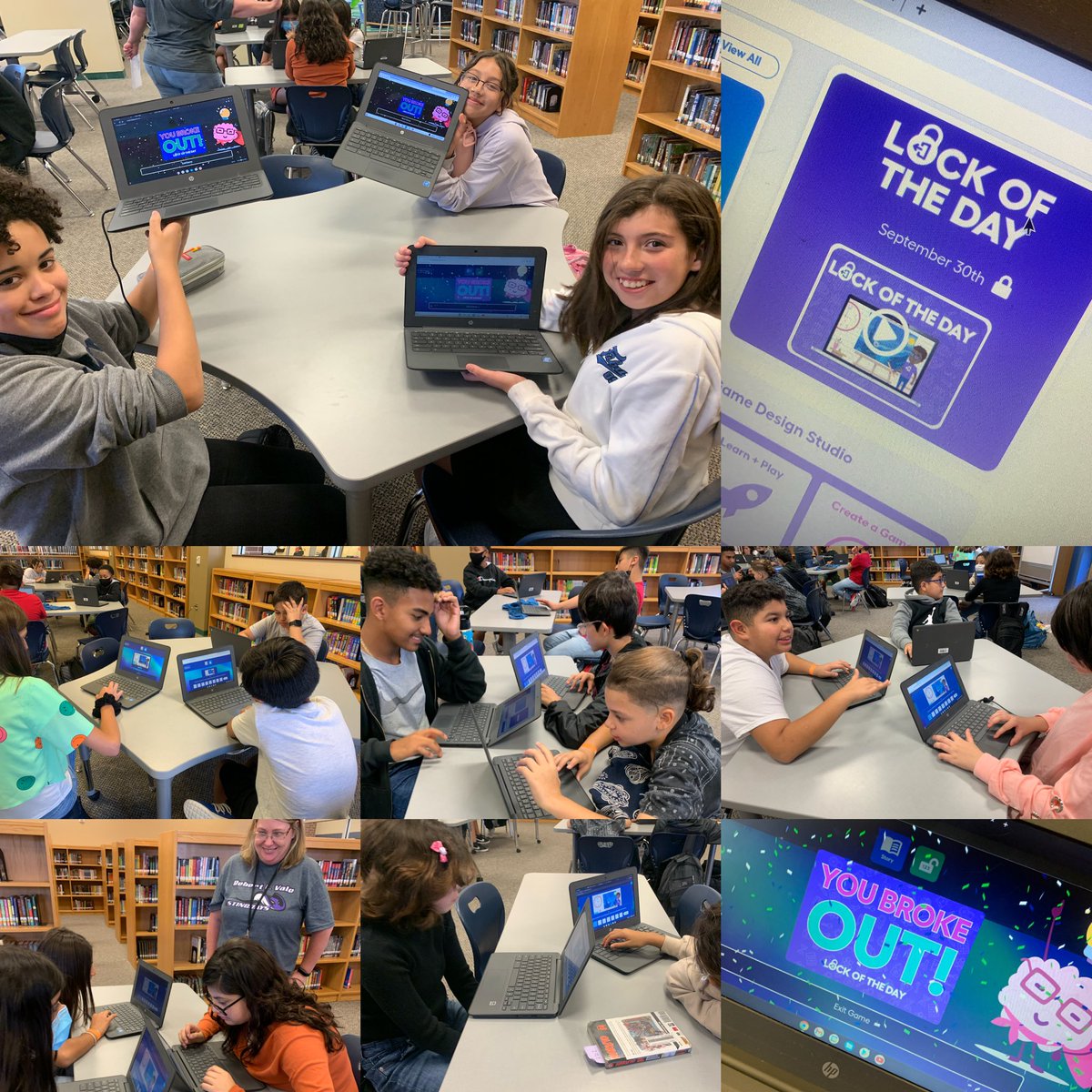 NISDVale's tweet photo. Our Stingrays worked together to problem solve their way out of the virtual breakout room! #RaysUp #RootEdVale
#WeAreCriticalThinkers https://t.co/vnQD0iPROr