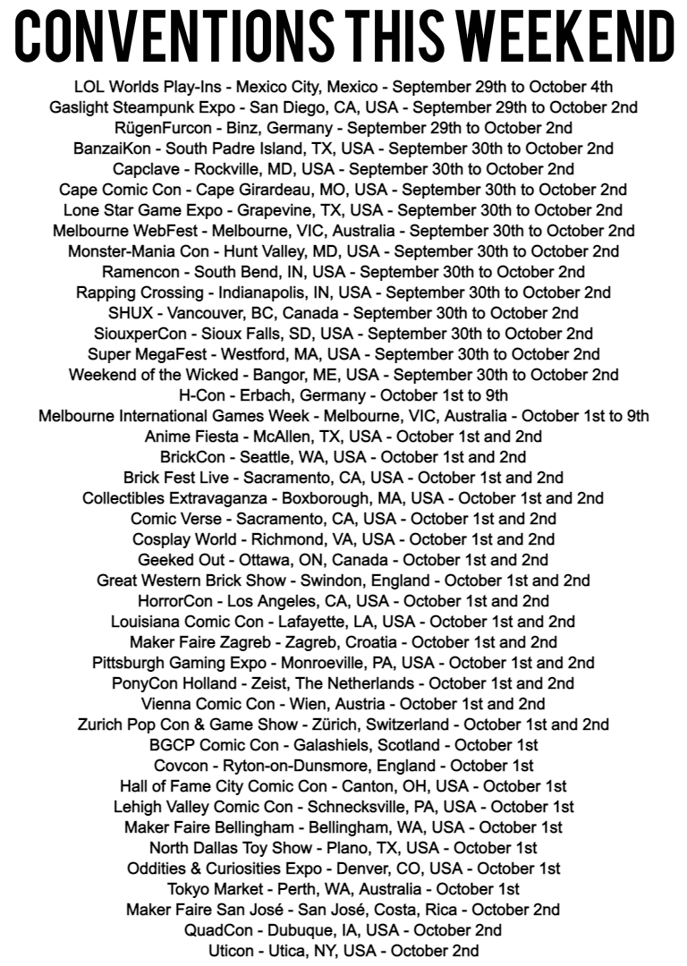 GlobalFanCons's tweet photo. 43 Conventions this weekend
🇲🇽🇺🇸🇩🇪🇦🇺🇨🇦🏴🇭🇷🇳🇱🇦🇹🏴🇨🇷
What will you be attending? #Worlds2022 #banzaikon #LSGE #rappigcrossing #SHUX22 #SuperMegafest #MIGW22 #AnimeFiesta #PGX2022 #PCH22 #VIECC22 (1/4) https://t.co/vv5ooqsFOR