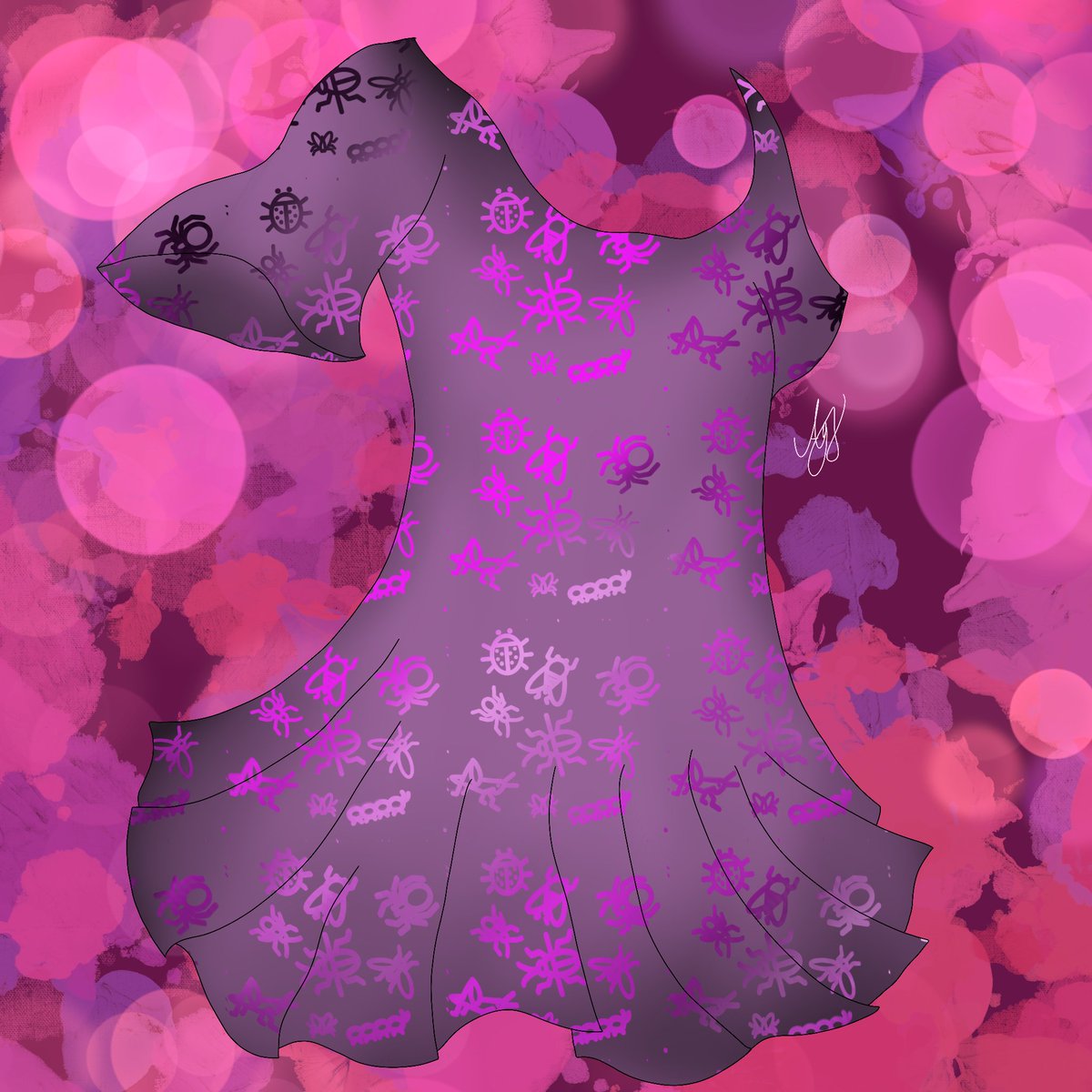 Queen_Kaiyo's tweet photo. Day eighteen of the #SeptDechart prompts: Pattern https://t.co/AyYollXXx4