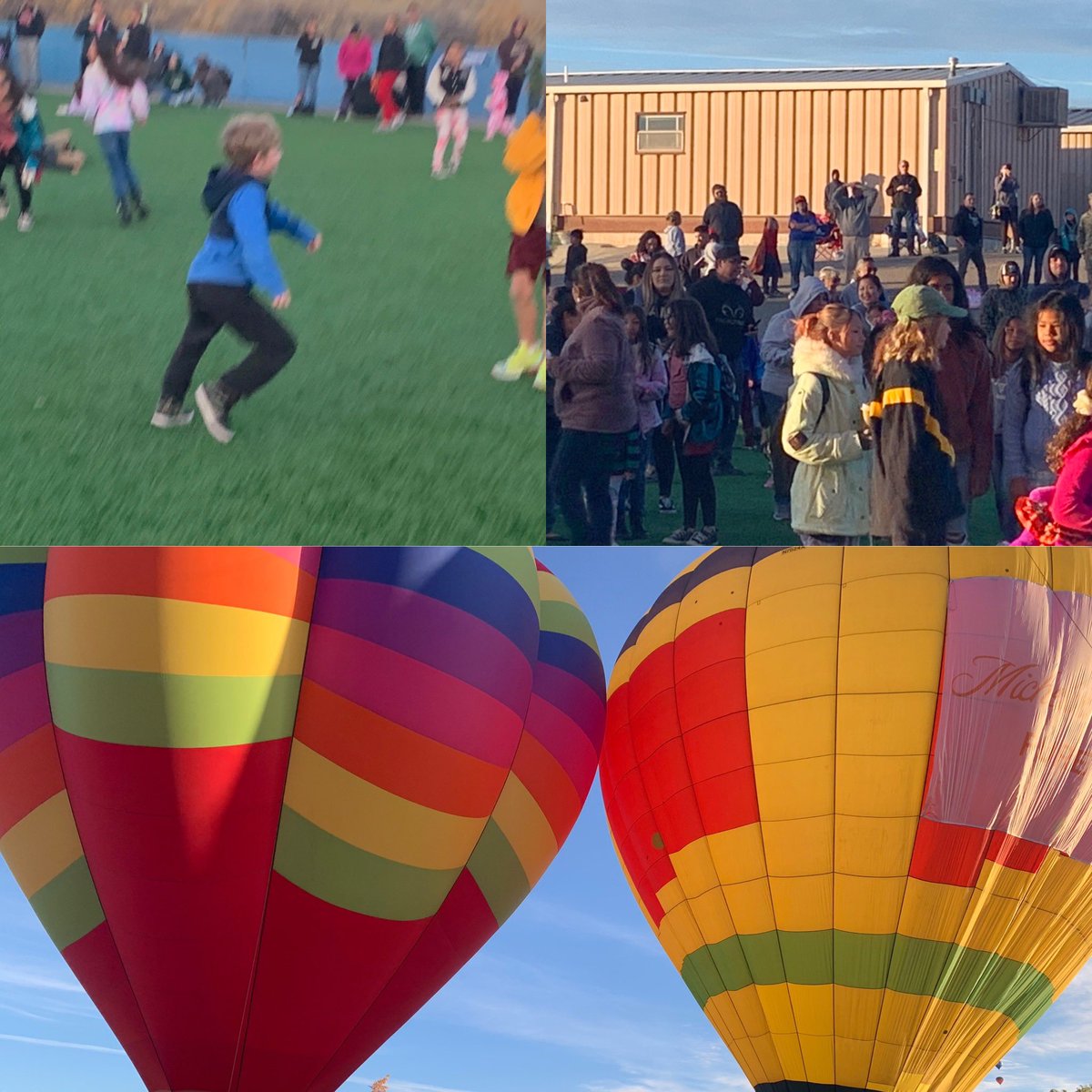 ChamizaConejos's tweet photo. What an incredible morning for Chamiza’s ABQ Aloft!!! An excellent turn out to build memories with family and friends. 2 balloons, 16 dozen donuts, 100s of students, lifetime of memories. #APSConnects #ABQAloft https://t.co/LEg3t8VTIs