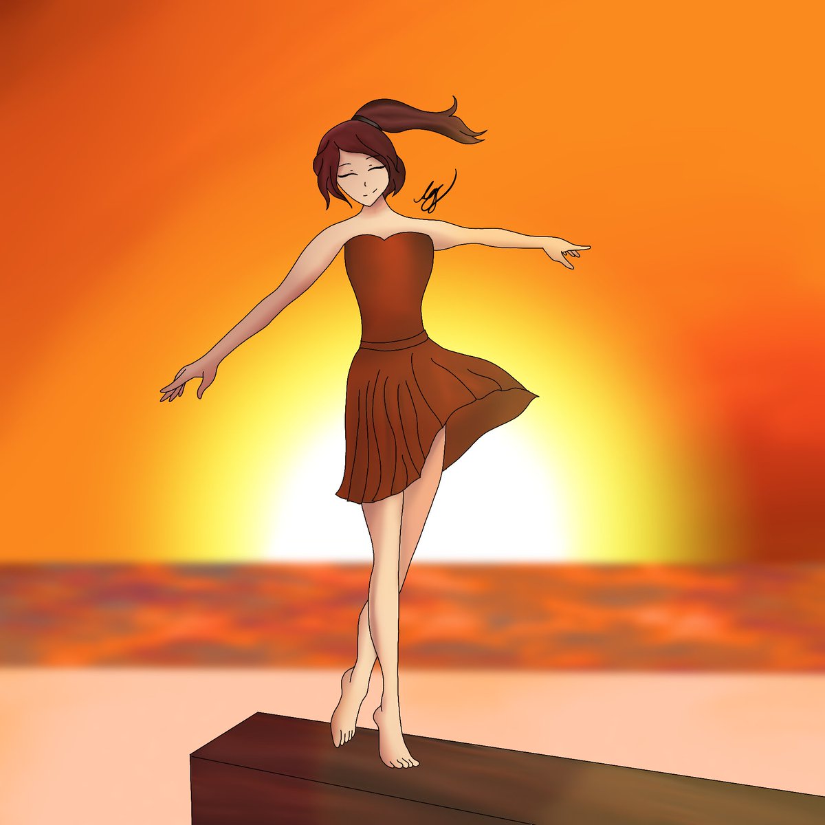 Queen_Kaiyo's tweet photo. Day twenty three of the #SeptDechart prompts:Balance https://t.co/S1ZftCPmaS