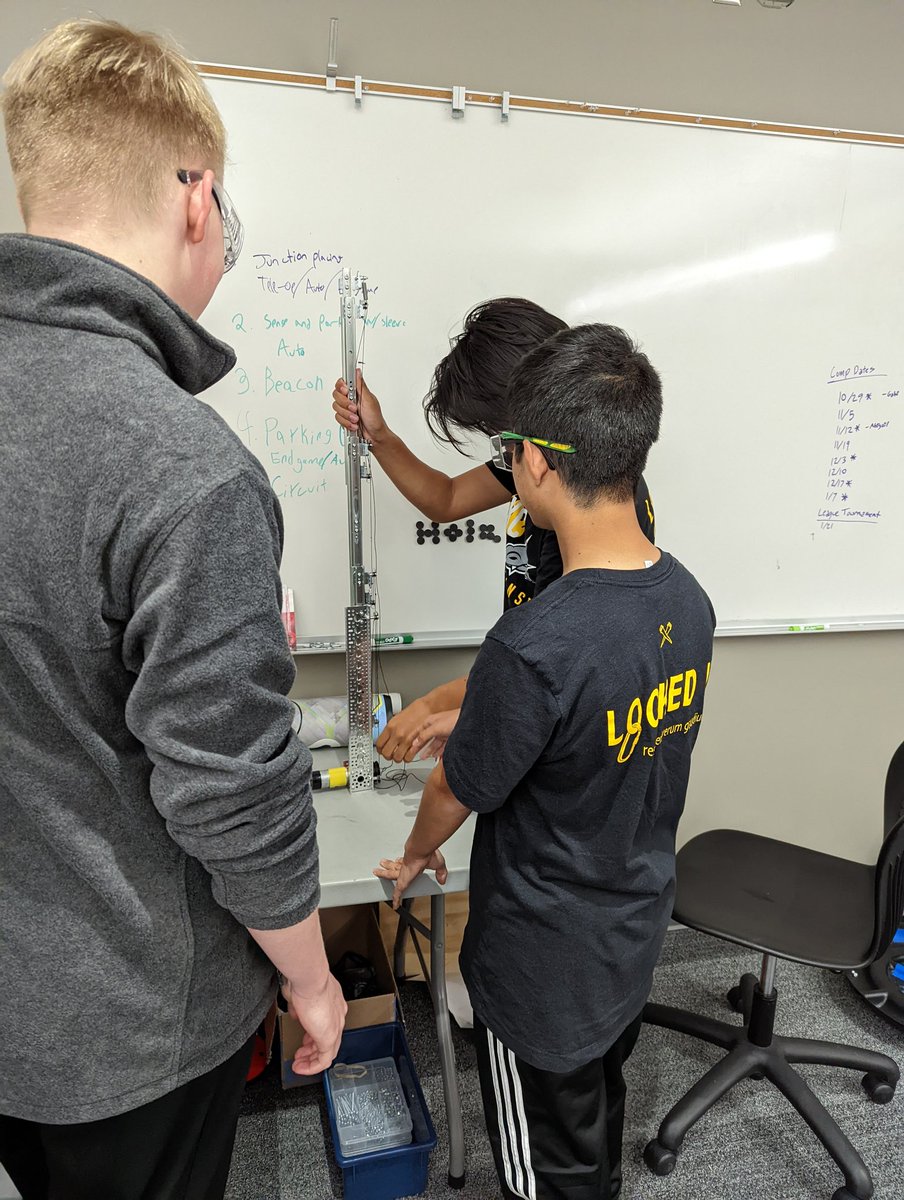 FTC14172's tweet photo. Ftc on all cylinders - tensor flow training. Odometry training, linear slide, planning for the first girls in tech meeting @FIRSTweets @FTCTeams https://t.co/haoFNCWa9y