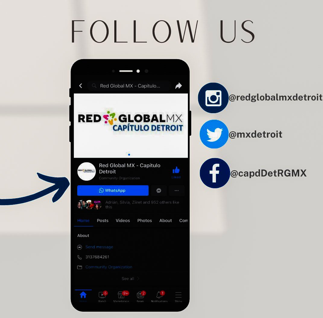 MxDetroit's tweet photo. Red Global Mx Detroit necesita de tu ayuda, contactanos para saber como poder hacer voluntariado en projectos alrededor del mundo y en Diferente áreas.
Se parte de nuestro equipo.
Mandamos correo a  redglobalmxdetroit@gmail.com 
Y síguenos en nuestras redes sociales. https://t.co/Ack0VKAhqi