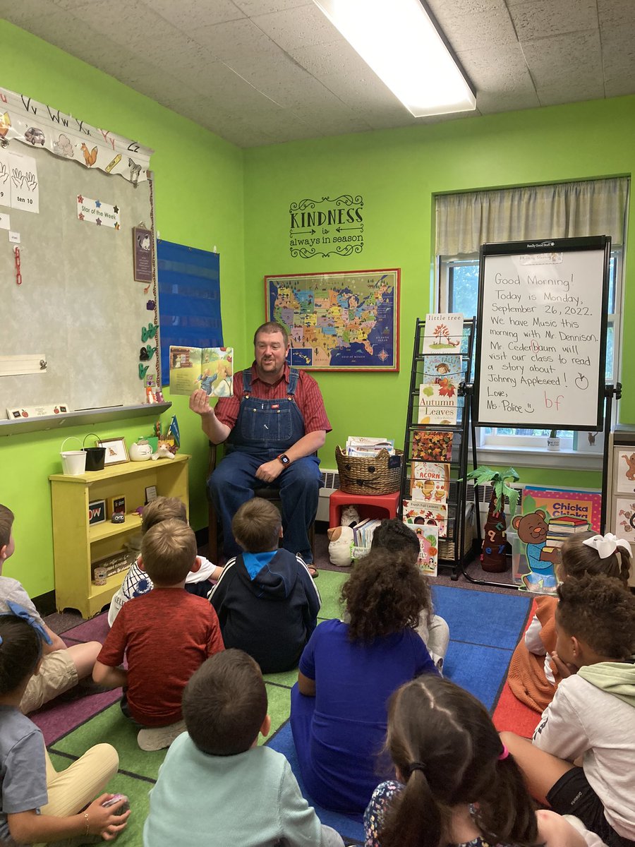 BATigerCubs's tweet photo. What a great week visiting all our PreK-2 classrooms to share stories about Johnny Appleseed! It was so much fun spending time with all my Tiger Cubs! #BATigerCubPride #WeDigEPS https://t.co/R6xdWSoqdi