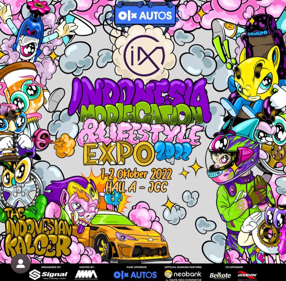 Vanesaa31's tweet photo. Jangan lupa saksikan ya guess dari tanggal 1-2 Oktober 2022 ada Indonesia modification dan Lifestyle juga, pokoknya kese banget deh #OLXAutosIMX2022. https://t.co/H7YLuNGy1u