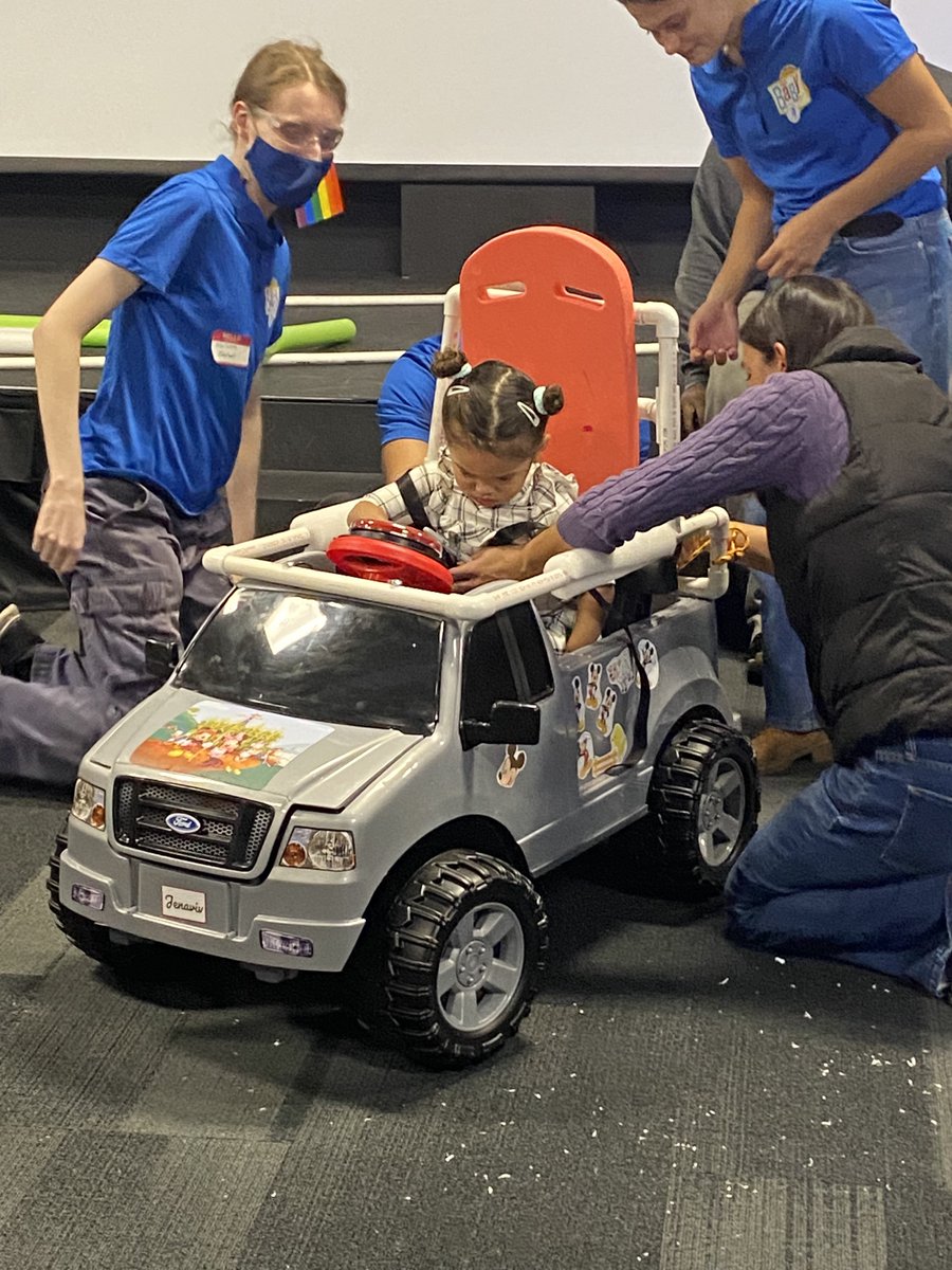 This is what it's all about @_WorkspaceCT. Very proud of the CCSU and Learner space students and their work with Go Baby Go. They worked hard today to make some kids very happy. @ccsu @UDGoBabyGo @CES_Connecticut @EdAdvance @BethelPatch @stemedmagazine