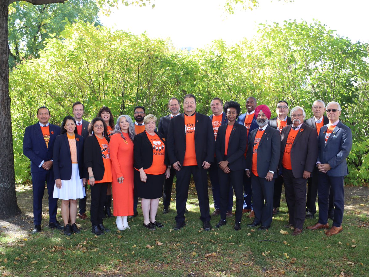 Orange Shirt Day is for families 🧡

Families separated, families lost &amp; families who’ve overcome.

My family. Your family. All our relations. Honouring Residential School Survivors.

Happy to spend the Day for Truth &amp; Reconciliation with my family—ingodoode—&amp; my work family too