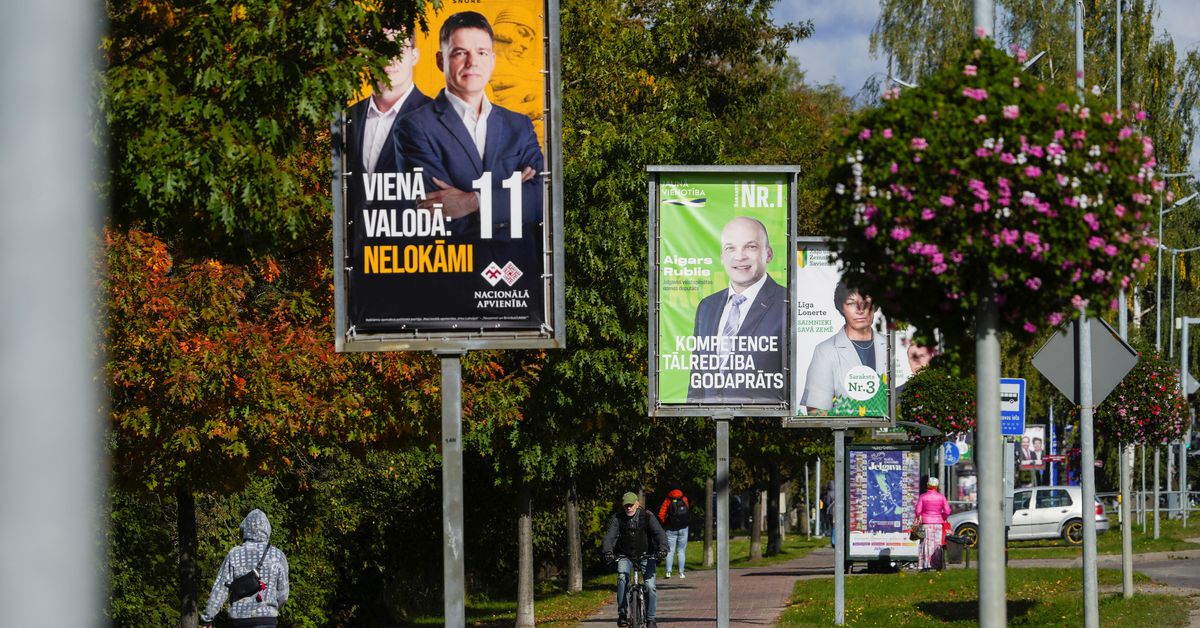Reuters's tweet photo. Latvia goes to polls amid growing rift between Latvian majority and Russian minority https://t.co/OmK87PUWqX https://t.co/09XndtpXBH
