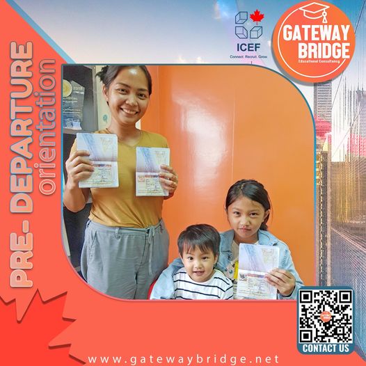 gatewaybridge's tweet image. Reuniting soon with their father and husband in Canada after getting their open work permit approved and concluding our pre-departure orientation.
Contact us:
🌍gatewaybridge.net/contactus
📞+63 908 989 5460
📲 +63-969-226-1633 
📧 studyabroad@gatewaybridge.net
#Canada #gatewaybridge