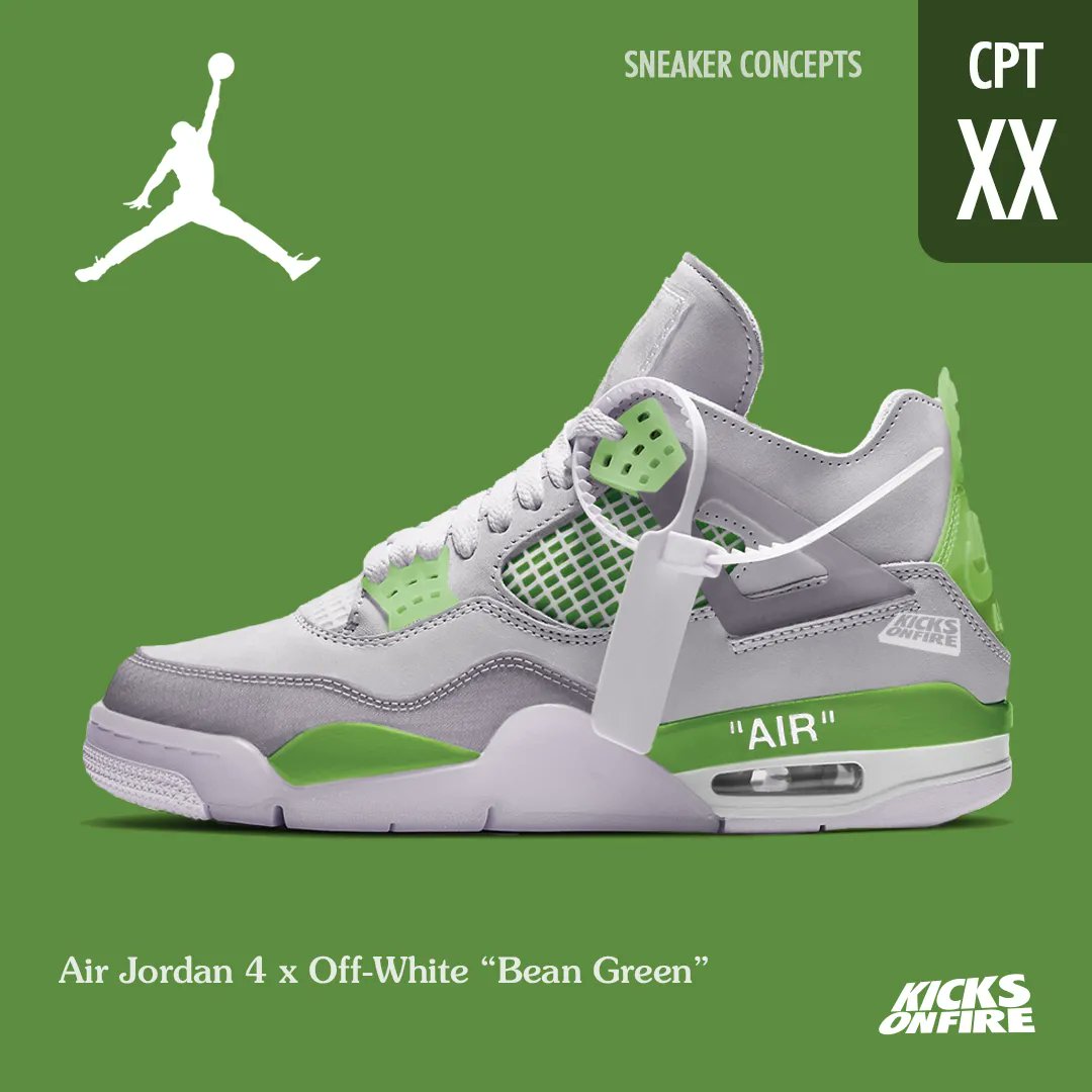 KicksOnFire on X: SNEAKER CONCEPTS: Air Jordan 4 x Off-White “Artic” ❄️   / X