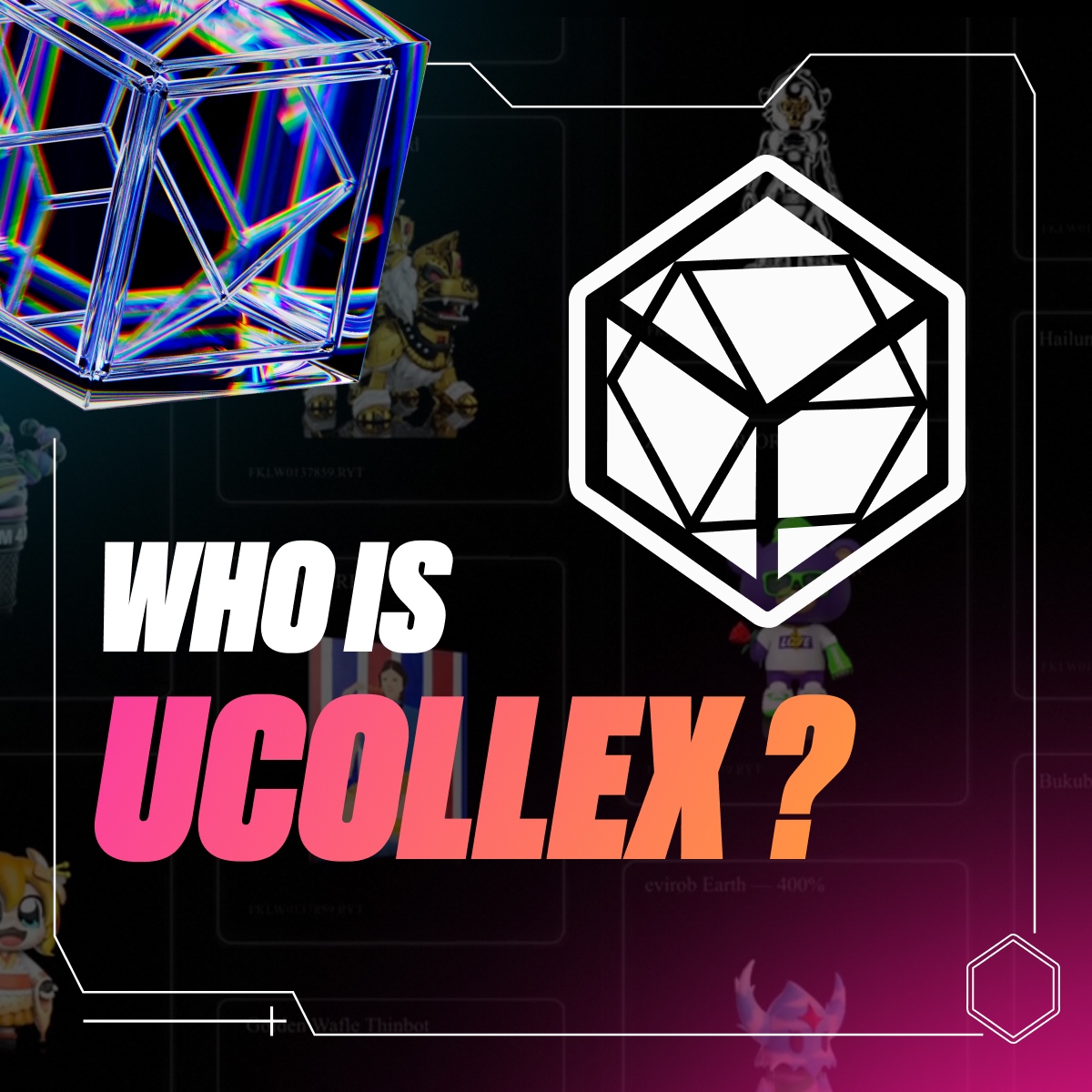 ucollex's tweet photo. 𝗗𝗼 𝘆𝗼𝘂 𝗸𝗻𝗼𝘄 𝘄𝗵𝗼 𝘄𝗲 𝗮𝗿𝗲?

UCOLLEX is the digital 🎲 playground for #collectors, the ultimate place to flaunt your fandom.

As a company, we want to make digital collectibles not just accessible for all, but fun to collect!

#ucollex #metaverse #digitalcollectible https://t.co/x17F5K4vjI
