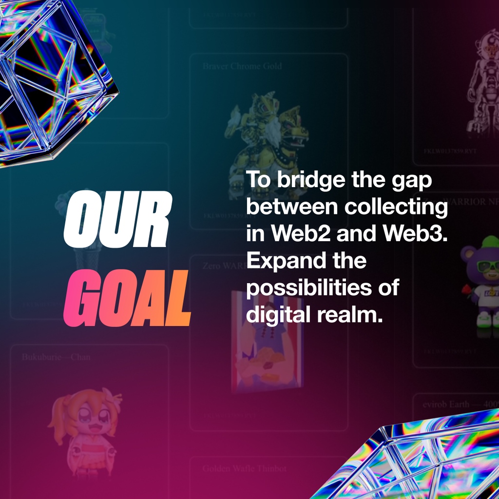 ucollex's tweet photo. 𝗗𝗼 𝘆𝗼𝘂 𝗸𝗻𝗼𝘄 𝘄𝗵𝗼 𝘄𝗲 𝗮𝗿𝗲?

UCOLLEX is the digital 🎲 playground for #collectors, the ultimate place to flaunt your fandom.

As a company, we want to make digital collectibles not just accessible for all, but fun to collect!

#ucollex #metaverse #digitalcollectible https://t.co/x17F5K4vjI