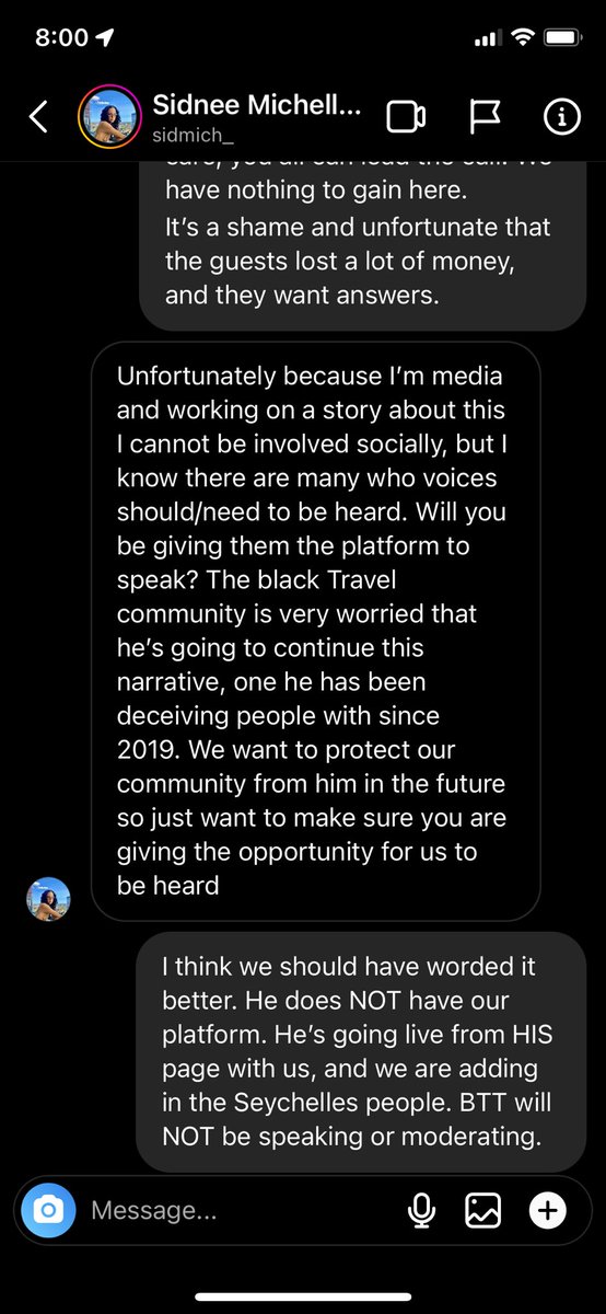 blacktraveltube's tweet photo. @lenubienne @TravelNoire @Yachtnik1 @Airjer32 Meanwhile, @TravelNoire was getting spicy in our IG DM’s, like we were doing a disservice. Meanwhile, their platform endorsed every scamming yacht trip that has happened in our community. 🤷🏾‍♀️ We literally gave the people what they NEEDED and wanted. #receipts #yachtnik https://t.co/gLBFgylCh6