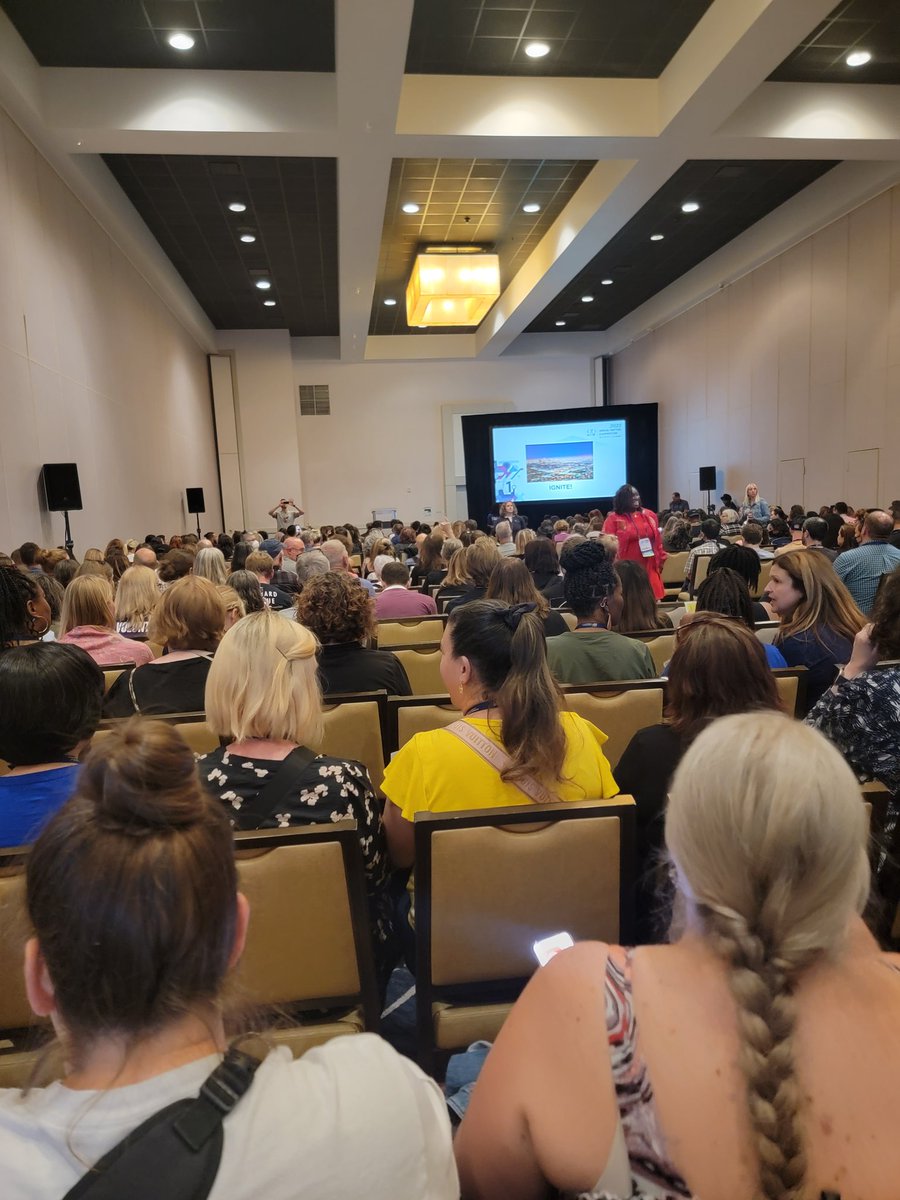 All we need right now is NCTM ignite. This room is full of energy. Because, in this room, we have teachers and mathematics educators who are ready to make changes #NCTMLA22 #nctmignite