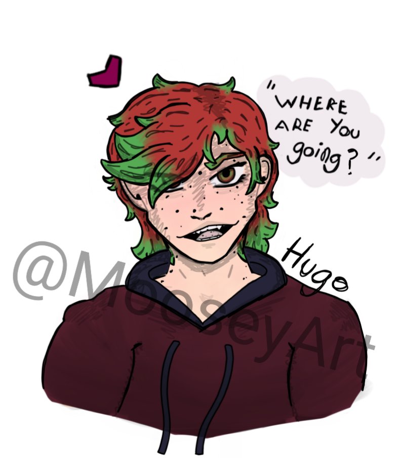 A sketch of my boy Hugo