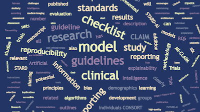 Radiology_AI's tweet photo. "We need tools to evaluate research output to ensure scientific validity, clarity of presented results, reproducibility, and adherence to ethical standards." https://t.co/DpiMie8zDF @Klonmich #DeepLearning #STARD #PROBAST https://t.co/7QSyRqQRyt
