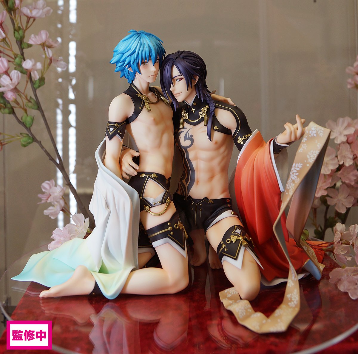 「『DRAMAtical Murder』より「蒼葉&紅雀」原型制作:アルネブ(ok」|ネイティブのイラスト