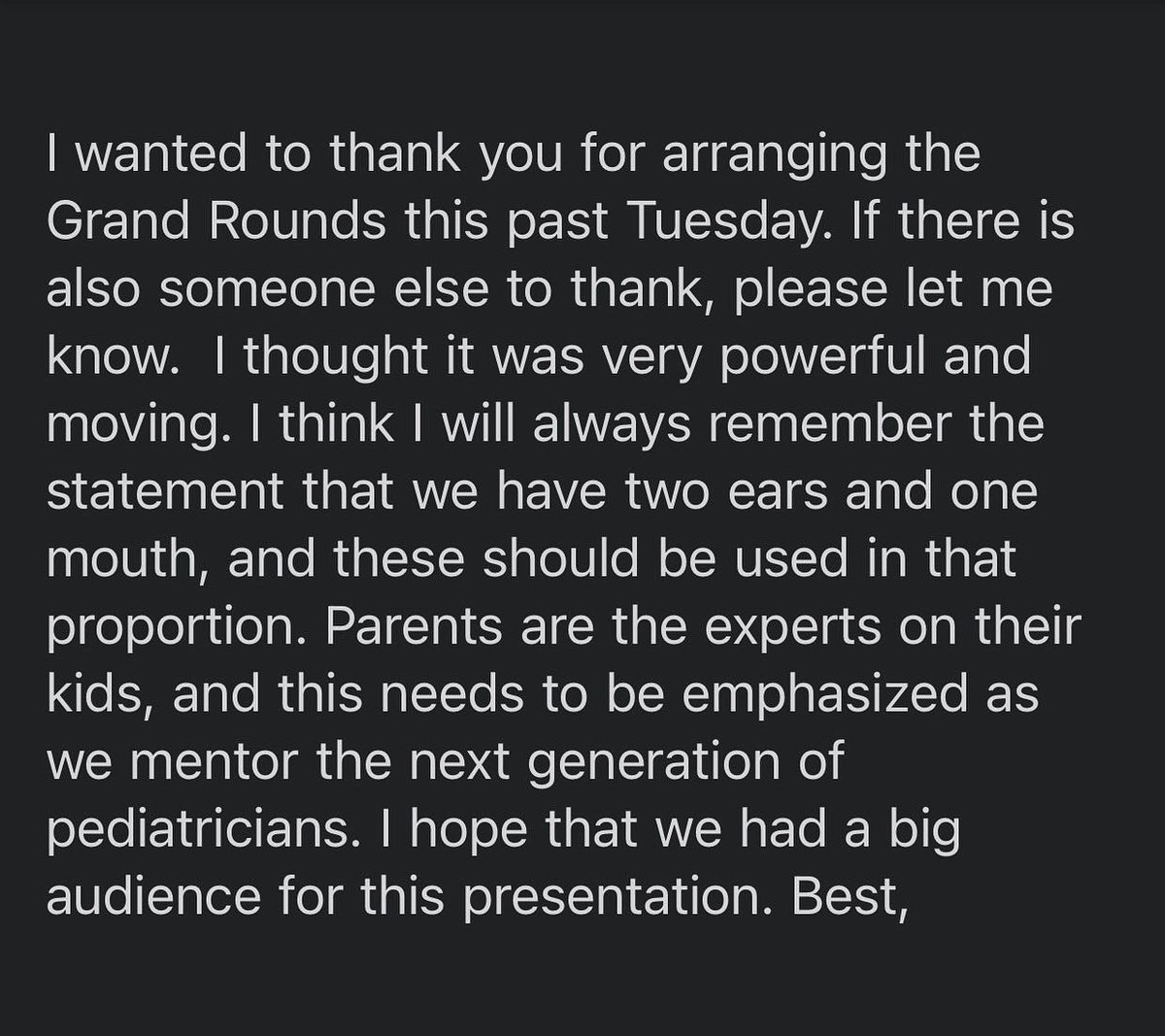 Ann_Schrooten's tweet photo. Shared Struggles: The Grand Rounds Edition. Our message is being heard. 🩺💗 https://t.co/82P21NKctl