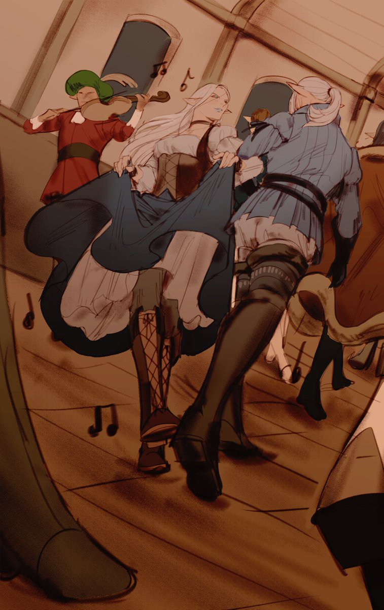 「y'sayle and estinien…maybe in a better l」|cath 👁👄👁 @ sakuracon aaのイラスト