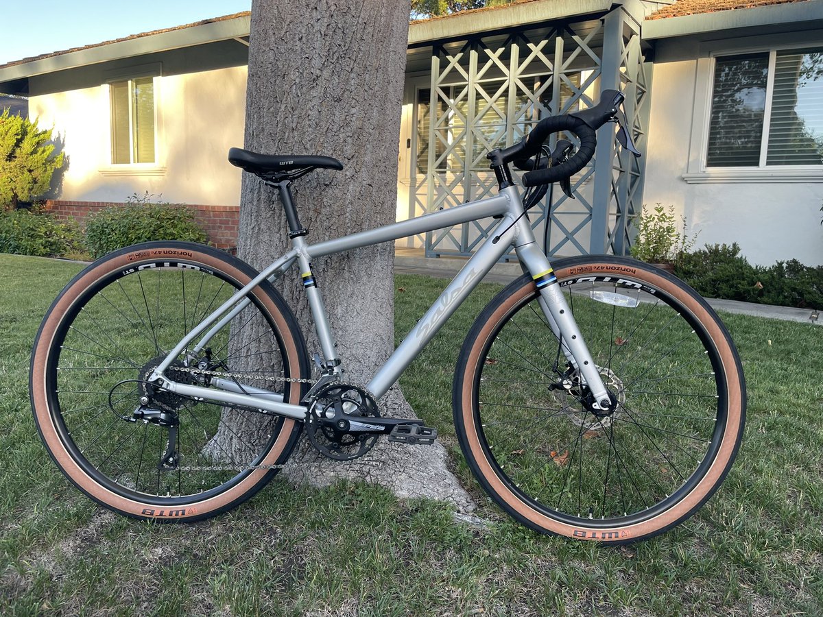 Quan's tweet image. Just a change of tires and it looks and feels like a brand new bike. 
#QuanCollection #KarmicGarage