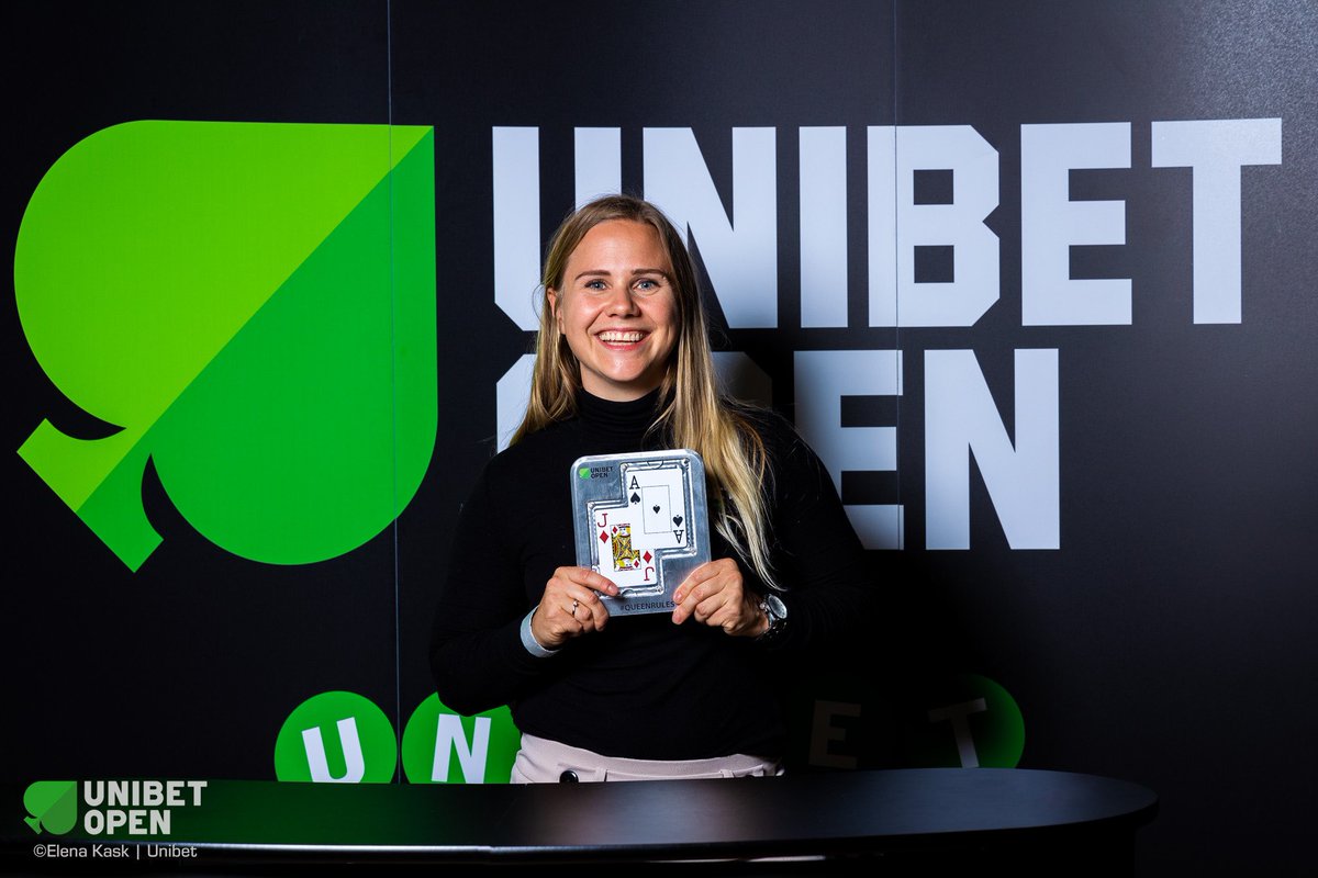 Back to back 🏆 in the Unibet Open ladies event #queenrules for €800. 
Dublin 2020
Malta 2022 
@Lenka_Klamber 📸 @UnibetPoker @flip_ladies @UnibetNorge @spillehagen