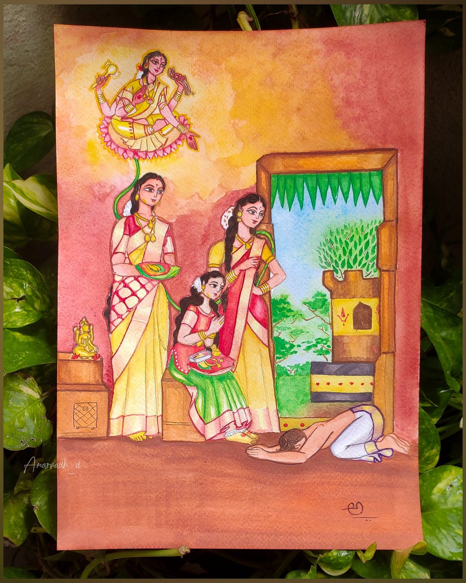 Amarnadh_d's tweet photo. Suvasini - bala puja.
Worshipping the supreme feminine in women. #AmarArts #DeviSeries https://t.co/uF4FkNwYxI