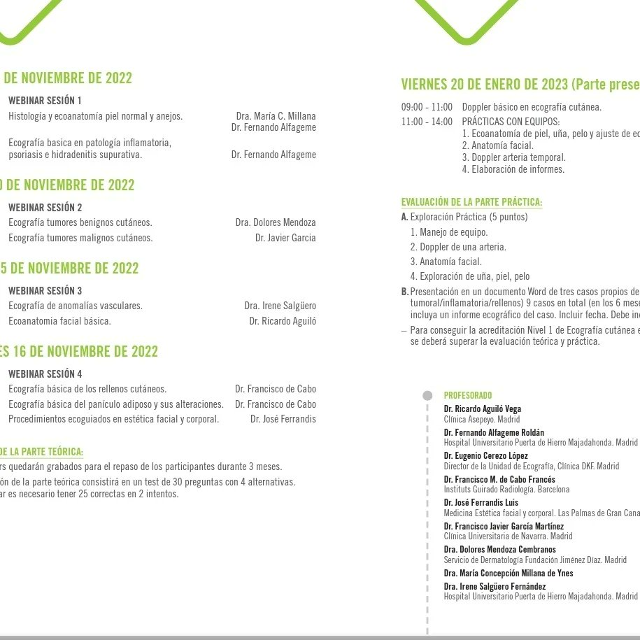 SEECO (@seecografia) on Twitter photo Curso <a href="/seecografia/">SEECO</a> de Acreditación nivel 1 en ecografia cutánea en #Dermatología y #Dermoestética
➡️Parte online: 8 al 20/11/22
➡️Parte práctica: 20/01/23 (Madrid):
grafismoautoedicion.com/07-FormularioA…
#SkinUltrasound #Estetica #NuncaACiegas
<a href="/ecoalfageme/">Dr.Fernando Alfageme</a> <a href="/DrJoseFerrandis/">Dr. José Ferrandis</a> Curso <a href="/seecografia/">SEECO</a> de Acreditación nivel 1 en ecografia cutánea en #Dermatología y #Dermoestética
➡️Parte online: 8 al 20/11/22
➡️Parte práctica: 20/01/23 (Madrid):
grafismoautoedicion.com/07-FormularioA…
#SkinUltrasound #Estetica #NuncaACiegas
<a href="/ecoalfageme/">Dr.Fernando Alfageme</a> <a href="/DrJoseFerrandis/">Dr. José Ferrandis</a>