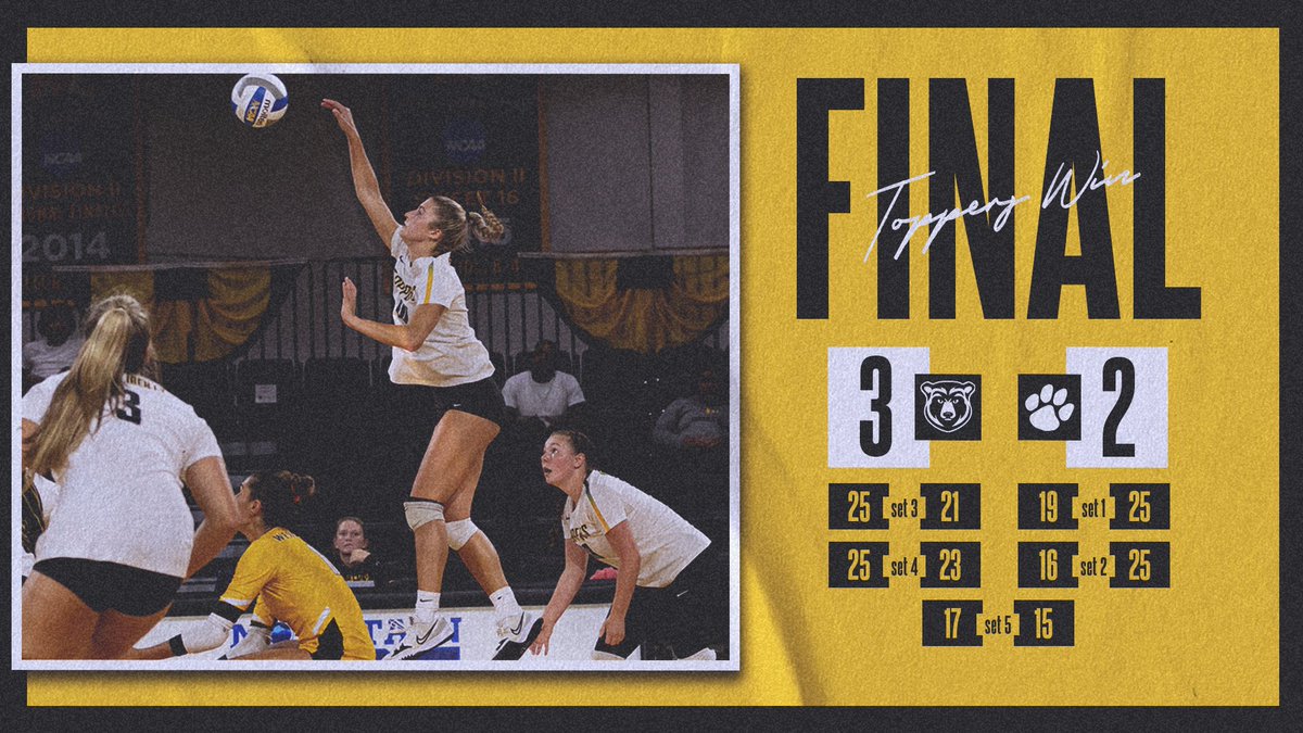 WLU_Volleyball's tweet photo. Comeback complete.

Down 2-0 we win it in 5 behind a career night from Kirsten Bogunovich! https://t.co/2YOCCnyFDL