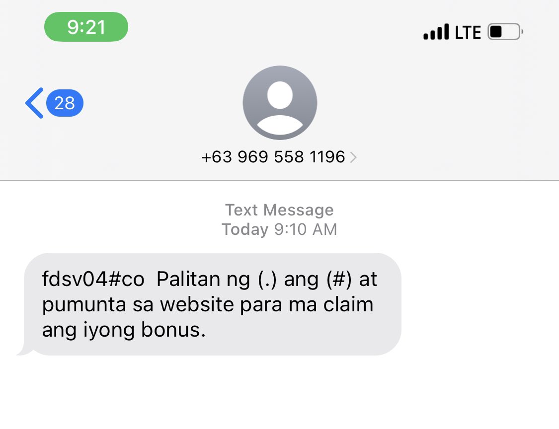 iamKEITHmarvin's tweet photo. Now that telcos started prohibiting sending links via SMS, Them bullcraps found another workaround.
@enjoyGLOBE
#scam
#simcardregistrationbill https://t.co/WR9qlYThZX