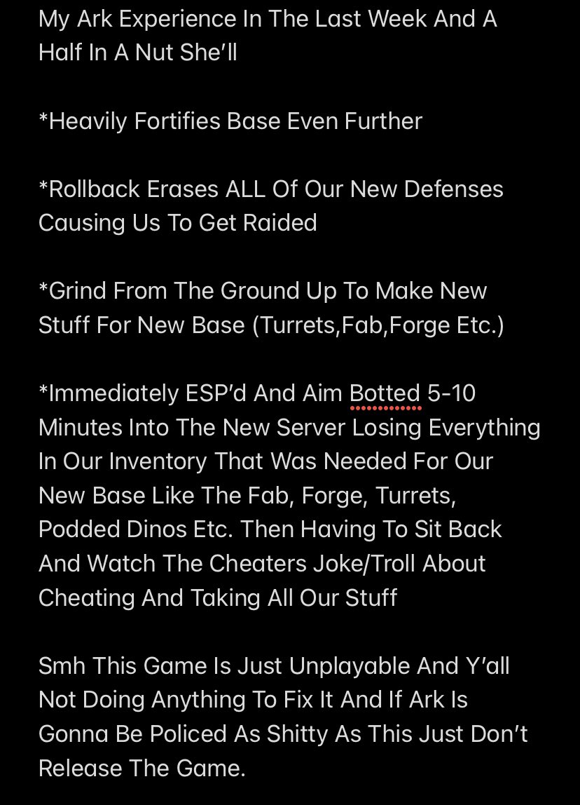 Fatal_Scorpion4's tweet photo. @survivetheark Stop Enabling Cheaters https://t.co/lQYB8pAbVX