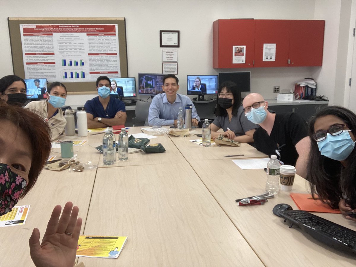 CXPan55's tweet photo. Exciting to teach our interns and fellows about compassionate and effective goals of care conversations #GOComm @nypq @nyp to help our patients with serious illnesses, and their families. Our learners were engaged, worked as teams, and pushed beyond their comfort zones! https://t.co/VbasudQ6uU
