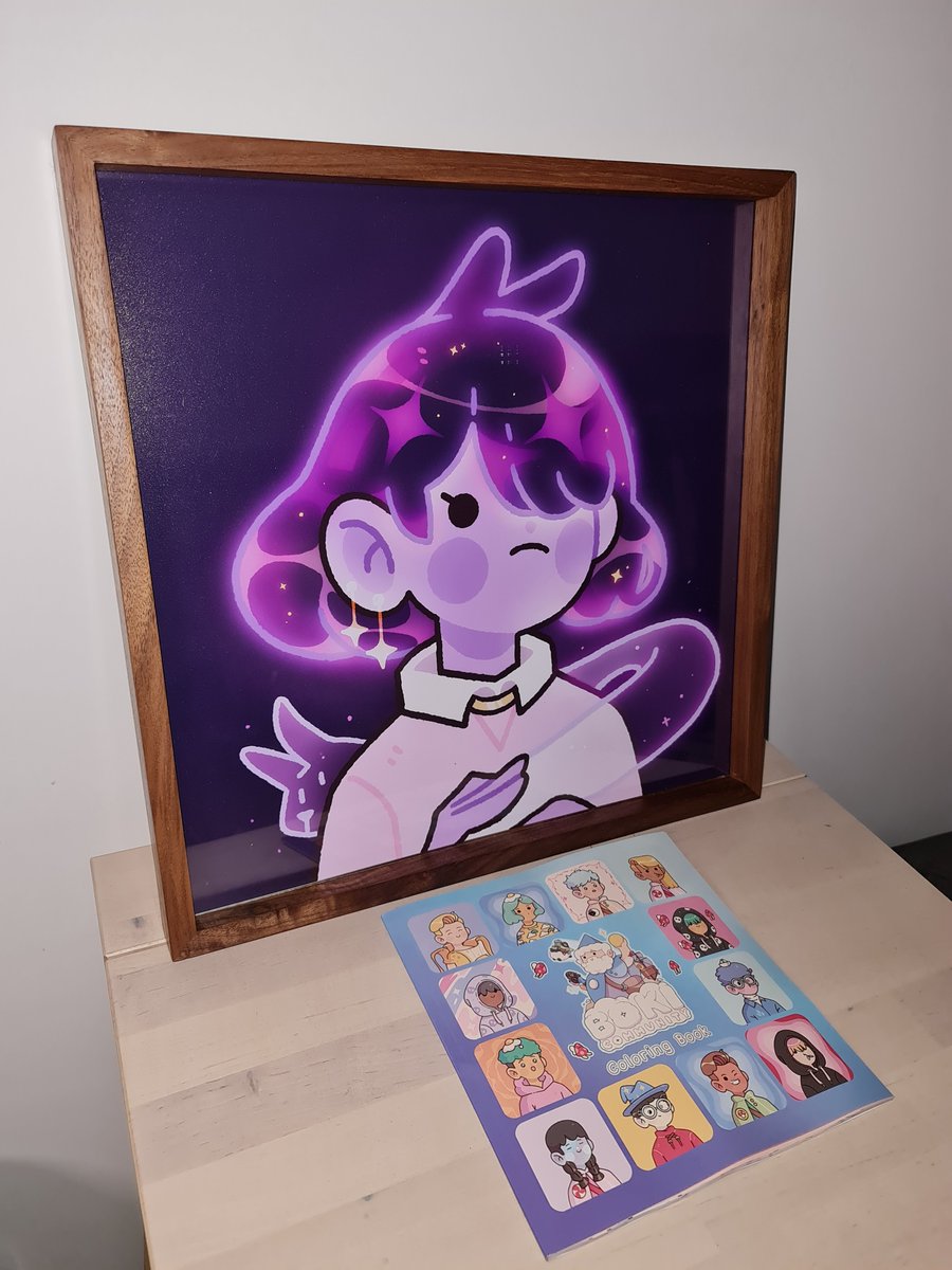 😮 Printed my favorite <a href="/BokiNFT/">Boki</a> jpeg and it's finally here! Love the coloring book as well!😍😍🔥🔥 Feeling #bokish #bokiboki 😈🌱