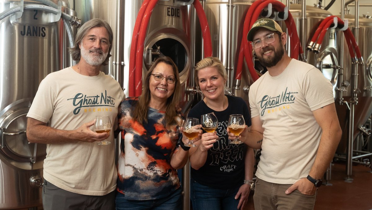CP is proud to be pouring Partners in Craft collaboration beers at the TCBF @txcraftbrewers. ⁠CP brewed Welcome to the Neighborhood collaborations with @acoponbrewing, @familybusinessbeerco, @fitzhughbrewing,and @ghostnotebrewing! Thank you @thebeerdtographer!⁠