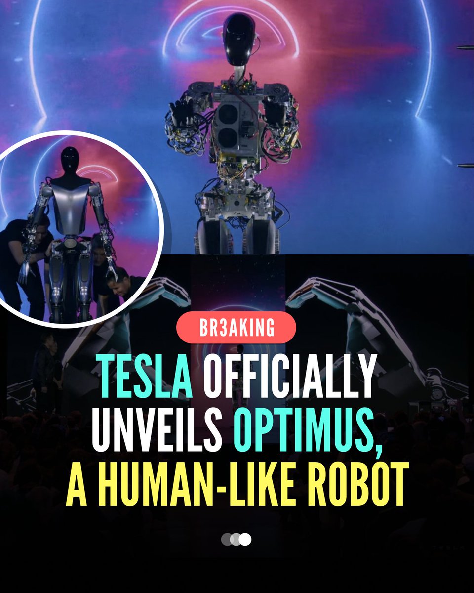 The Metaverse on Twitter "BR3AKING Tesla officially unveils Optimus