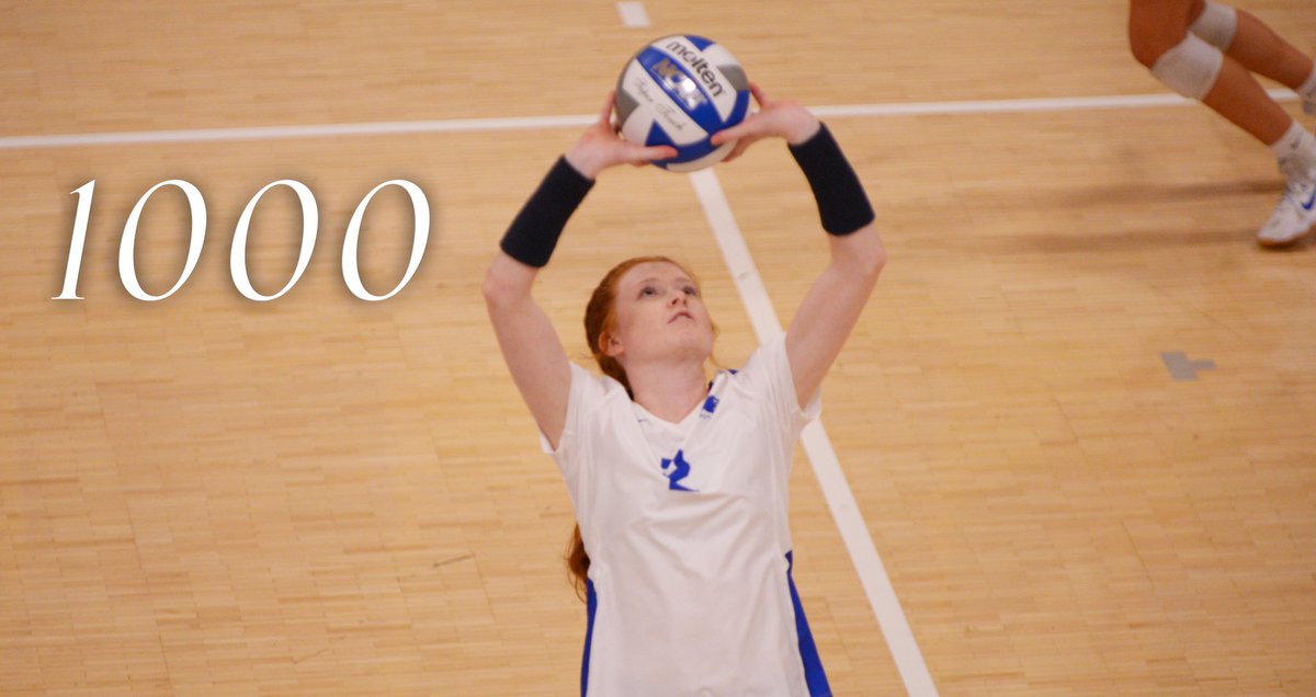 NDCFalcons's tweet photo. Tonight, Jayme Zoeckler reached 1,000 career assists, as a sophomore! She is the tenth player in program history to reach that mark! #FlyAbove https://t.co/noesev0VsM