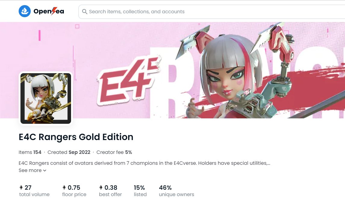 AmbrusStudio's tweet photo. The Gamefi 3.0 Summit &amp; wl mint is about to begin.

The floor price of the Rangers Gold edition is now 0.75ETH!

wl mint page: https://t.co/UwQNWc4w5p https://t.co/fuMym8IHI7
