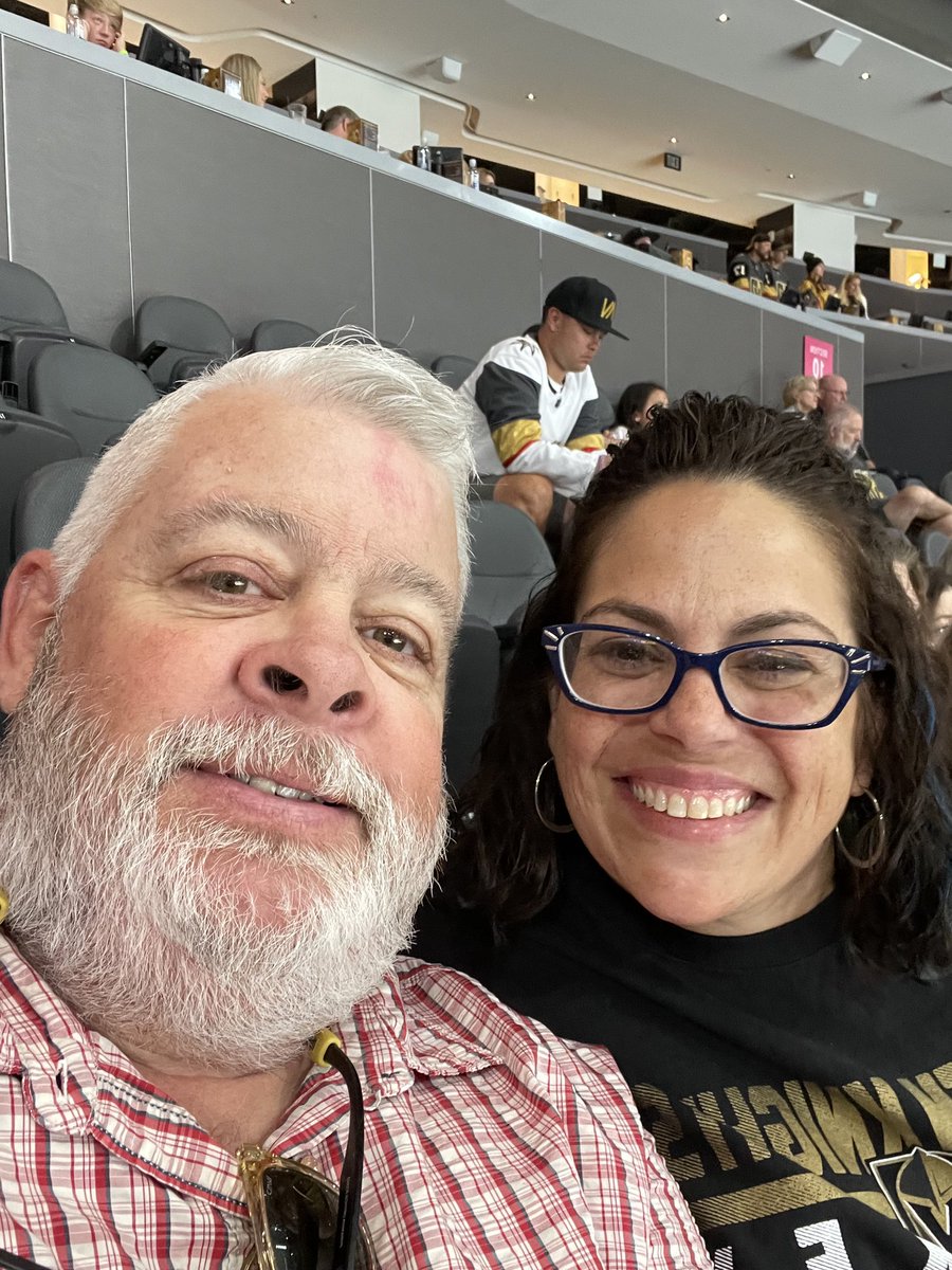 DMPerry711's tweet photo. My first golden knights game #TheGoldenAge https://t.co/PKY3WFUXxz