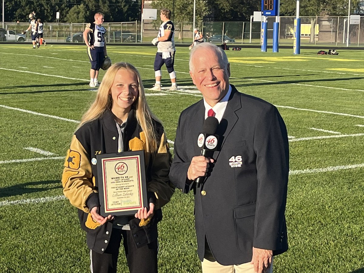 NewPrairieXCTF's tweet photo. Congrats to senior Lilly Zelasko on earning the honor of being the TV46 Sports Student-Athlete of the Week! A well deserved accomplishment 👏🏼

#athleteoftheweek #gocougars #crosscountry https://t.co/obM0KAN7Zc