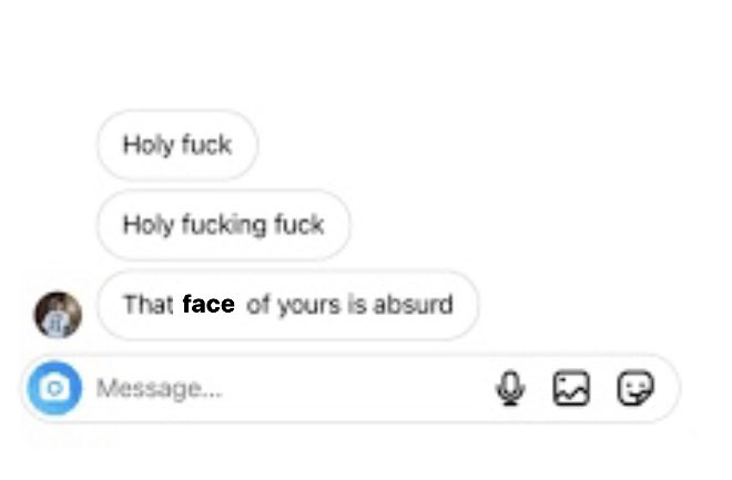 out_for_lunch_'s tweet image. cc's reacting to dreams face