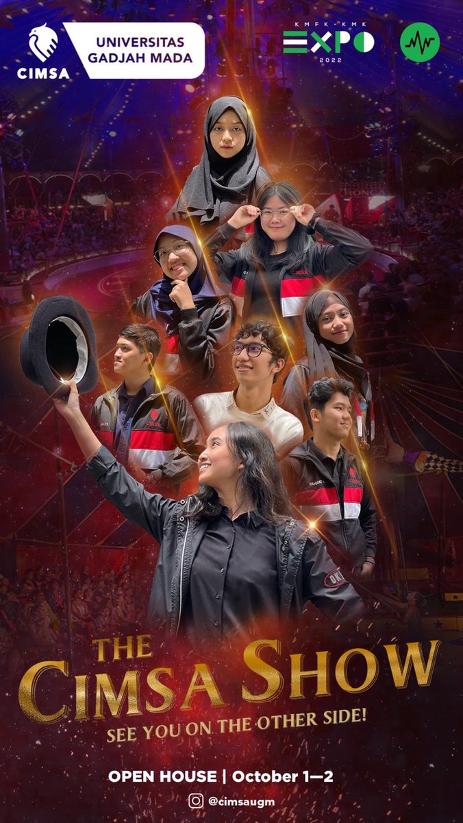 [THE CIMSA SHOW]

Mark your calendar and come join us today also tomorrow!

CIMSA
Empowering Medical Students
Improving Nation’s Health