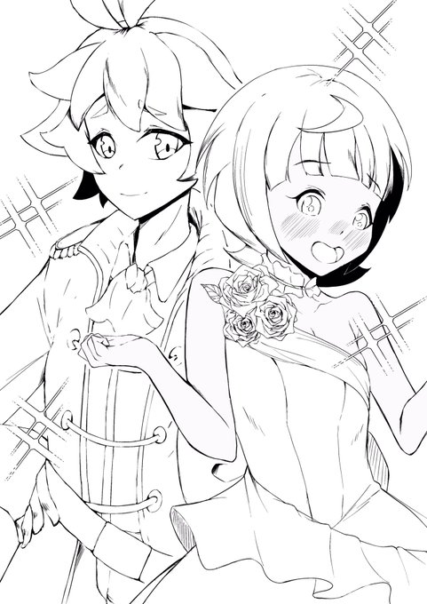 息抜き落書きイツキ王子とレン姫#アニシャド 