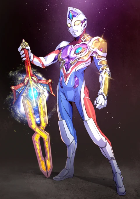 ウルトラマンデッカー(基本三形態) テーマとしては「宇宙」「近未来感」「スマートさ」です。胸の宇宙部分を広げ、『体内に宇宙がある』構造に見えるようにアレンジしています。 ※設定は独自にアレンジ、一部捏造したもので公式ではありません。 #Reウルトラ #ウルトラマンデッカー