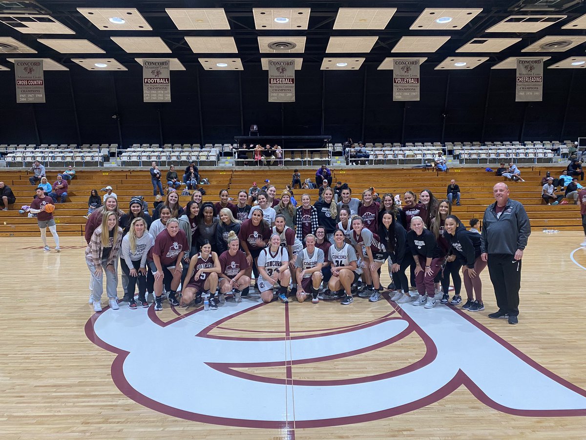 Concord Women’s Basketball Alumni Game! Past, Present, & Future All in one place once a year! Tradition started! Such a special night! #2022🏀🐾