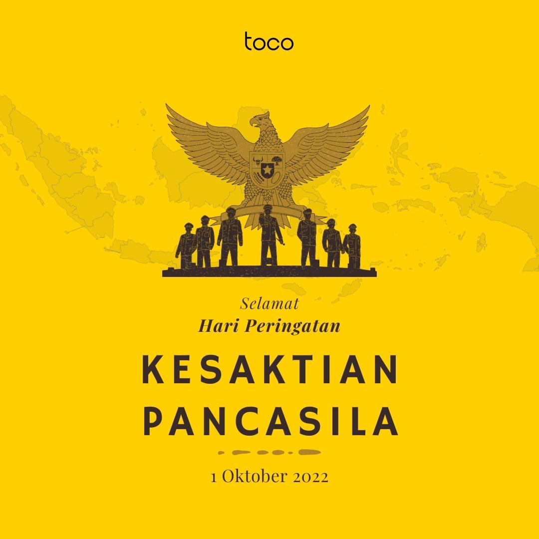Bangkitlah dari ketepurukan dan yakin akan menjadi lebih baik dan kuat dengan nilai-nilai Pancasila yang sakti. 

Selamat memperingati hari Kesaktian Pancasila 1 Oktober 2022

#kesaktianpancasila #harikesaktianpancasila
#toco #tocoindonesia #jualbelinyabagus #jualbeli #jualbe ...